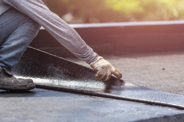 Professional Waterproofing technician working in Richmond, MI